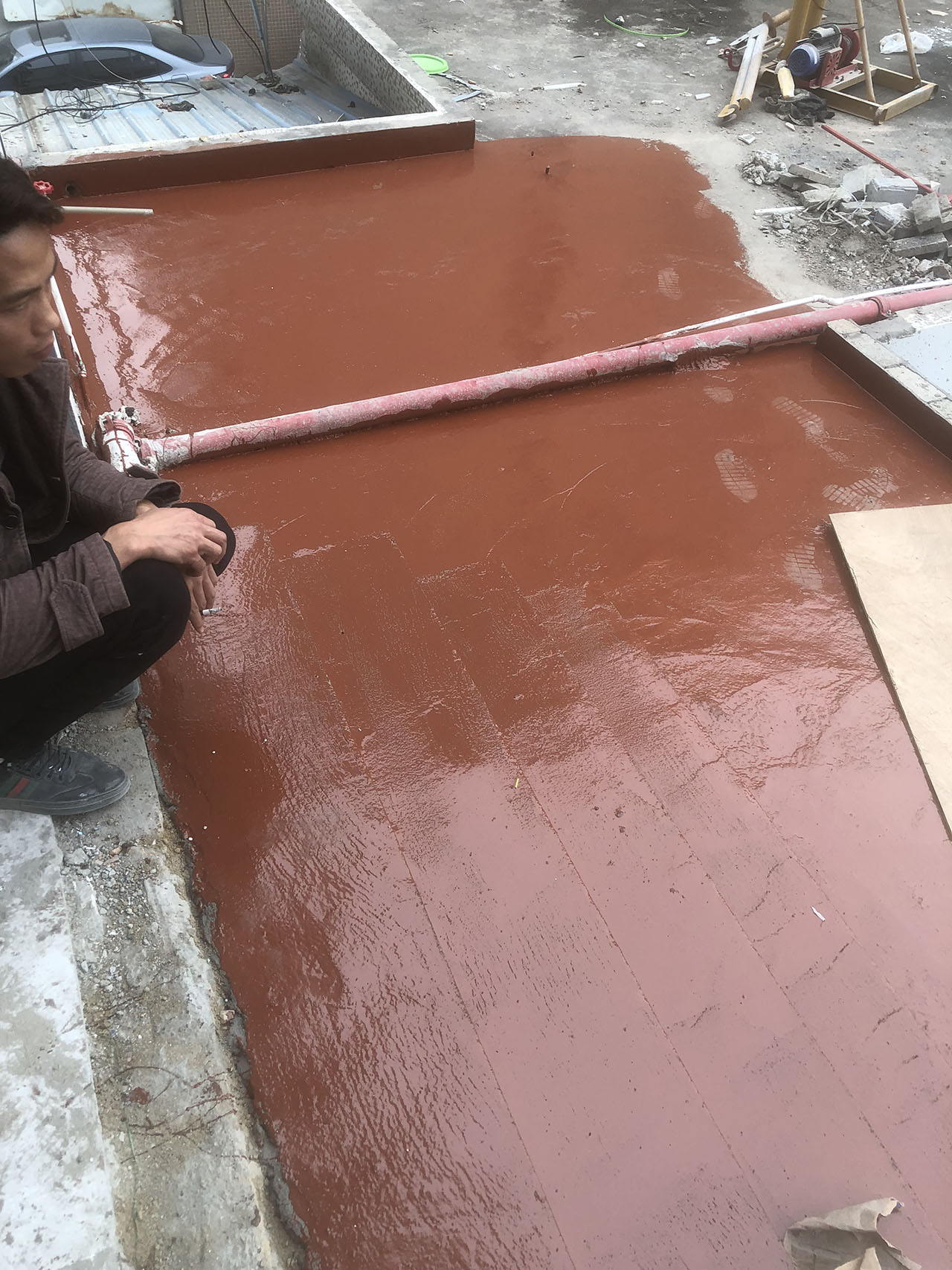 番禺甄诚未来大厦展厅屋面防水